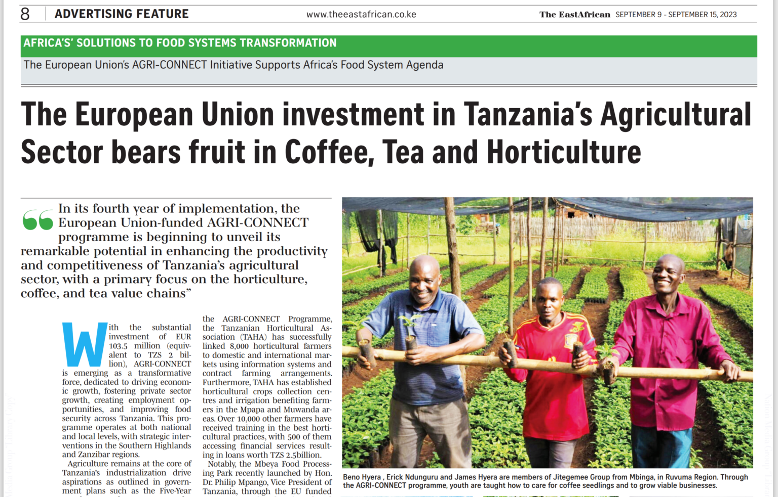 African Food Systems Summit 2023 - Dar es Salaam, Tanzania - Vi